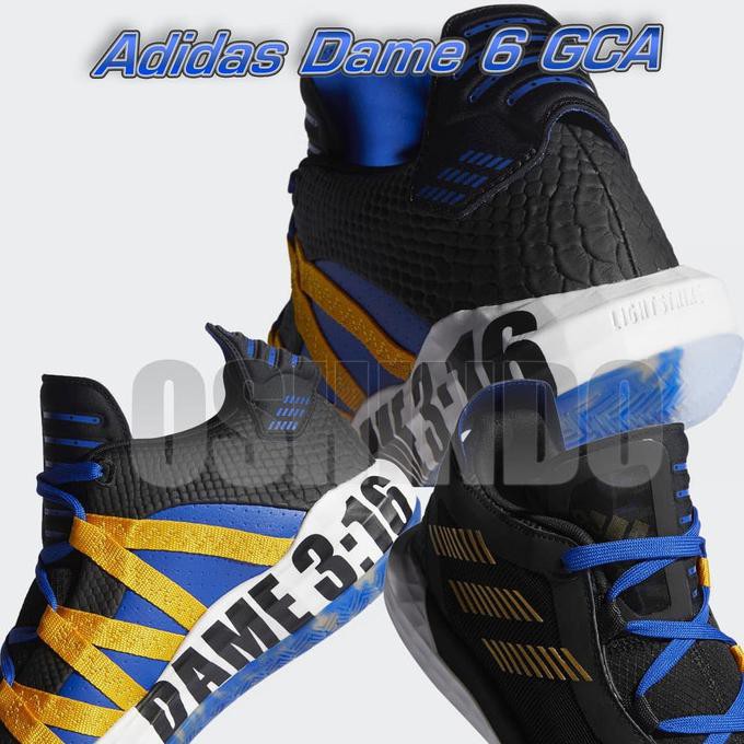 Sepatu Basket Adidas Dame 6 Dame Time 316 Damian Lillard Asli Original - 9 Tikitokok