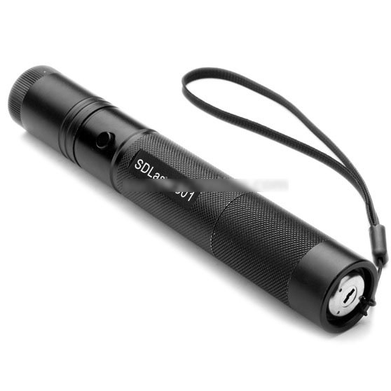 TaffLED Green Beam Laser Pointer 1MW 532NM with Baterai+Charger - Black - OMLP0LBK