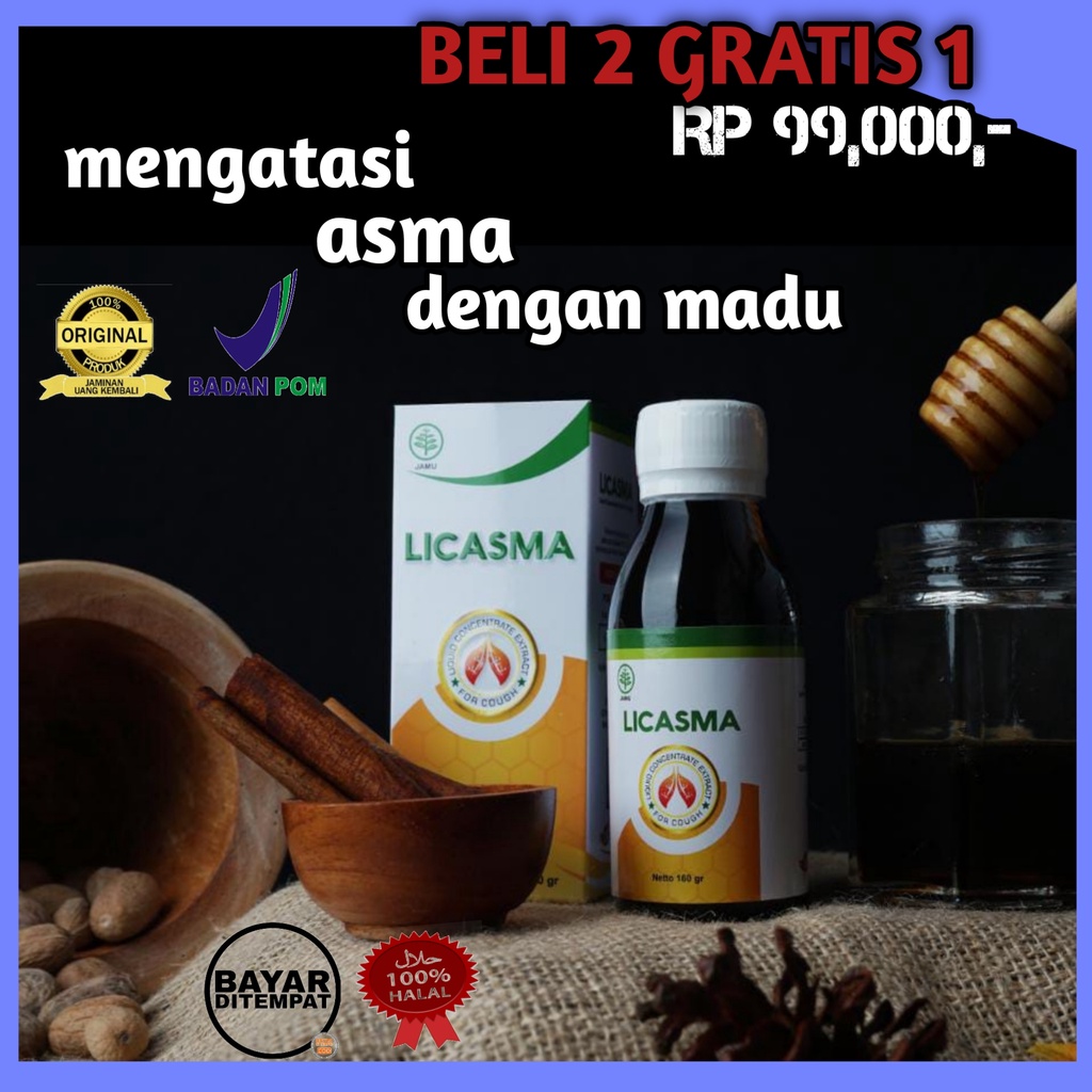 PROMO BELI 2 GRATIS 1 MADU LICASMA HERBAL AMAN 100% ASLI UNTUK SESAK NAFAS, ASMA, TBC, PARU-PARU-7