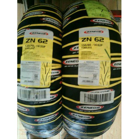 PAKETAN BAN FOR AEROX 155 - 120-70-14 & 150-60-14 IRC ZENEOS ZN62 TUBELESS
