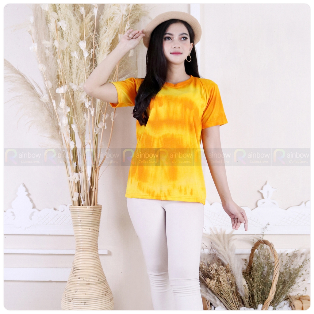 Kaos CEWEK TIE DYE Oblong / T-Shirt TIE DYE L / XL