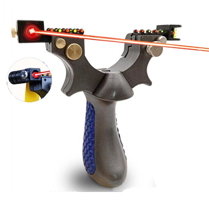 Ketapel Tactical Laser sight Presisi slingshot flatband Waterpass