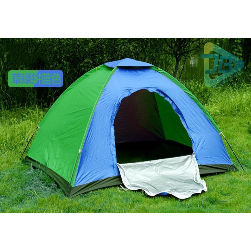 RT106 Tenda Camping outdoor indoor kapasitas 2-3 orang ukuran 2m x 1,5m JB5529