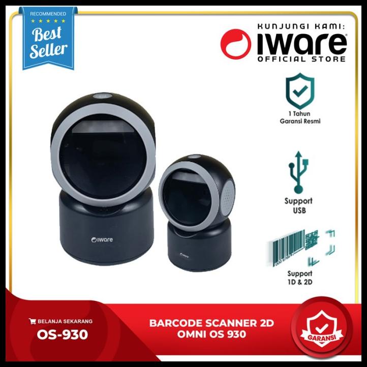 Barcode Scanner Omni Iware Os930 - Os 930 2D Qr Code-E-Faktur Usb