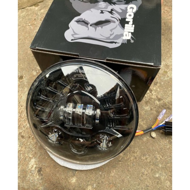 lampu daymaker daymeker 7 inch 7" by gorilla pnp batok ninja tiger barong megapro hiu megapro primus