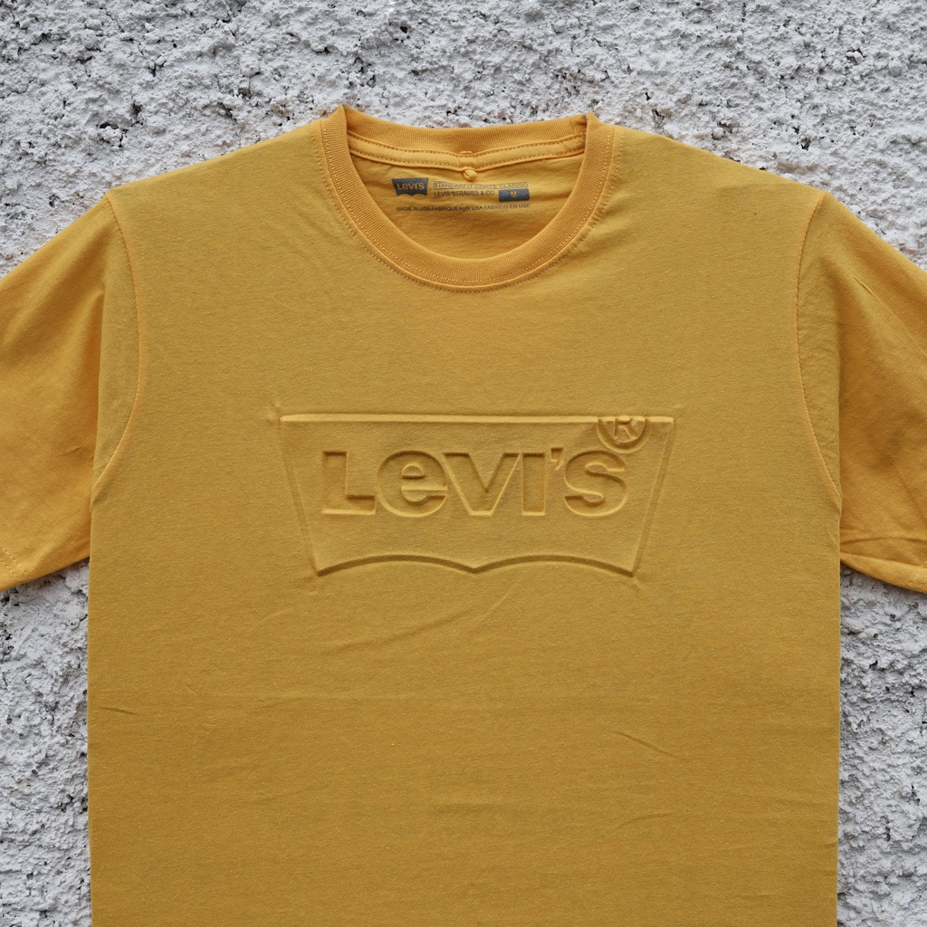 Kaos Pria Levi's | Batwing Emboss Yelo