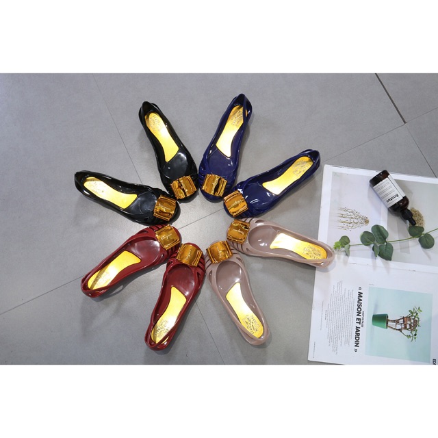 A.Salvatore Ferragamo Jelly Shoes #1808-A