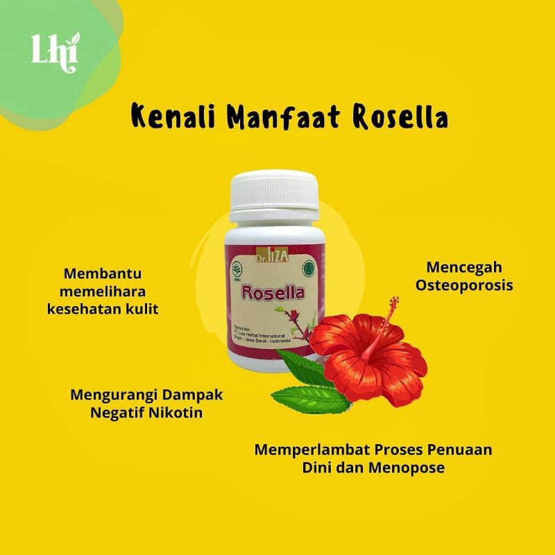 

Kapsul ROSELLA Liza Herbal Original Membantu Memelihara kesehatan Kulit