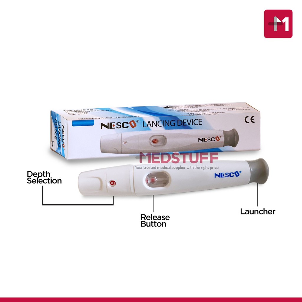 Jual Pen Lancet Lancing Device Nesco Alat Ambil Sampel Darah Shopee