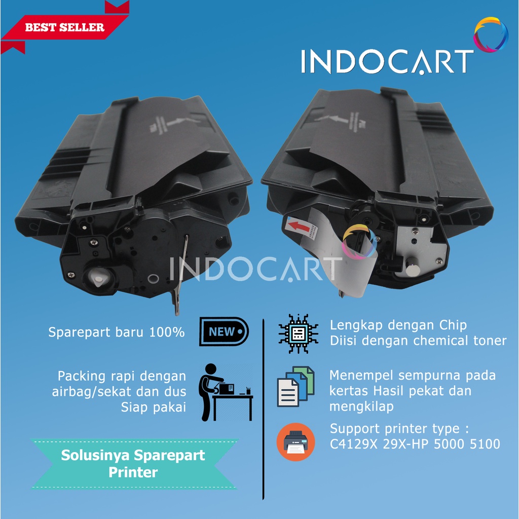 Toner Cartridge Compatible C4129X 29X-Printer LaserJet HP 5000 5100