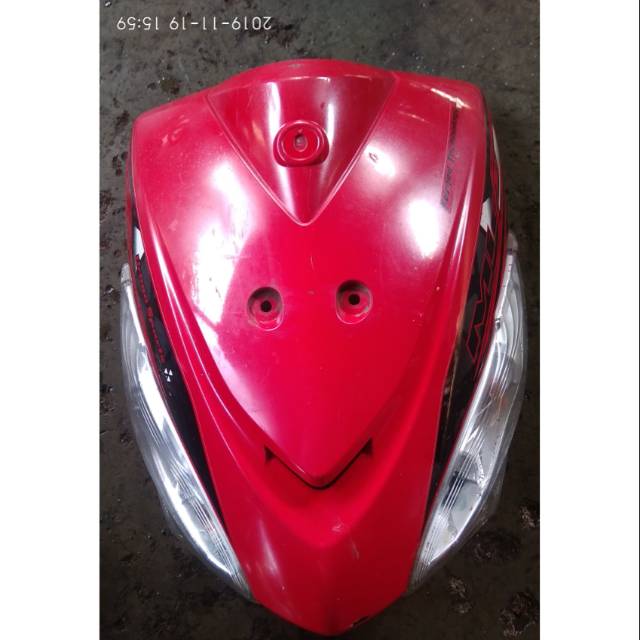 Tameng dasi depan mio j dan lampu sen kiri kanan