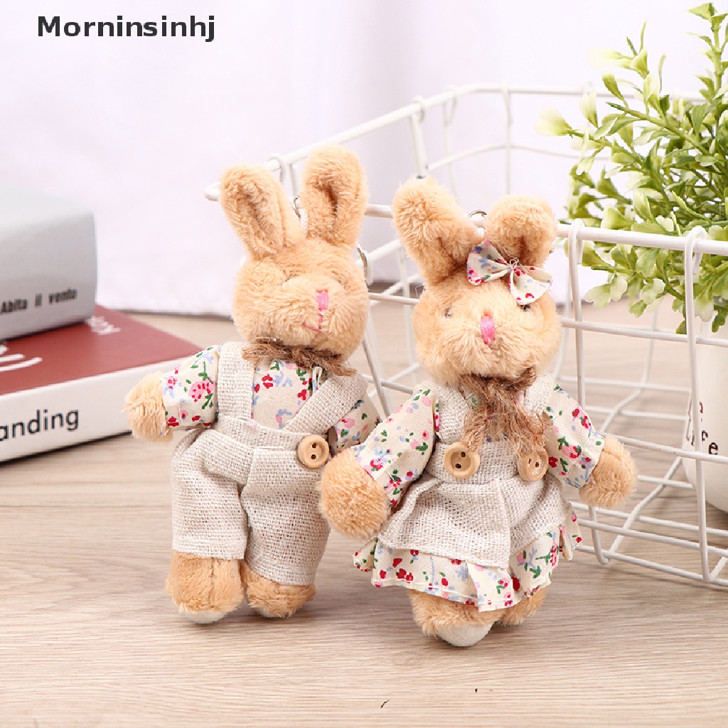 Mornin Gantungan Kunci Boneka Teddy Bear Bahan Plush