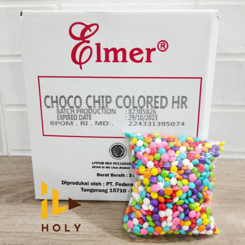 

Elmer RAINBOW Chip 1/2 Bulat Pipih (100gr) Repack