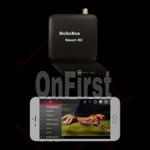 ELEKTRONIK TV & AKSESORIS RECEIVER PARABOLA HELLOBOX SMART S2 / RECEIVER CONNECT BY HP