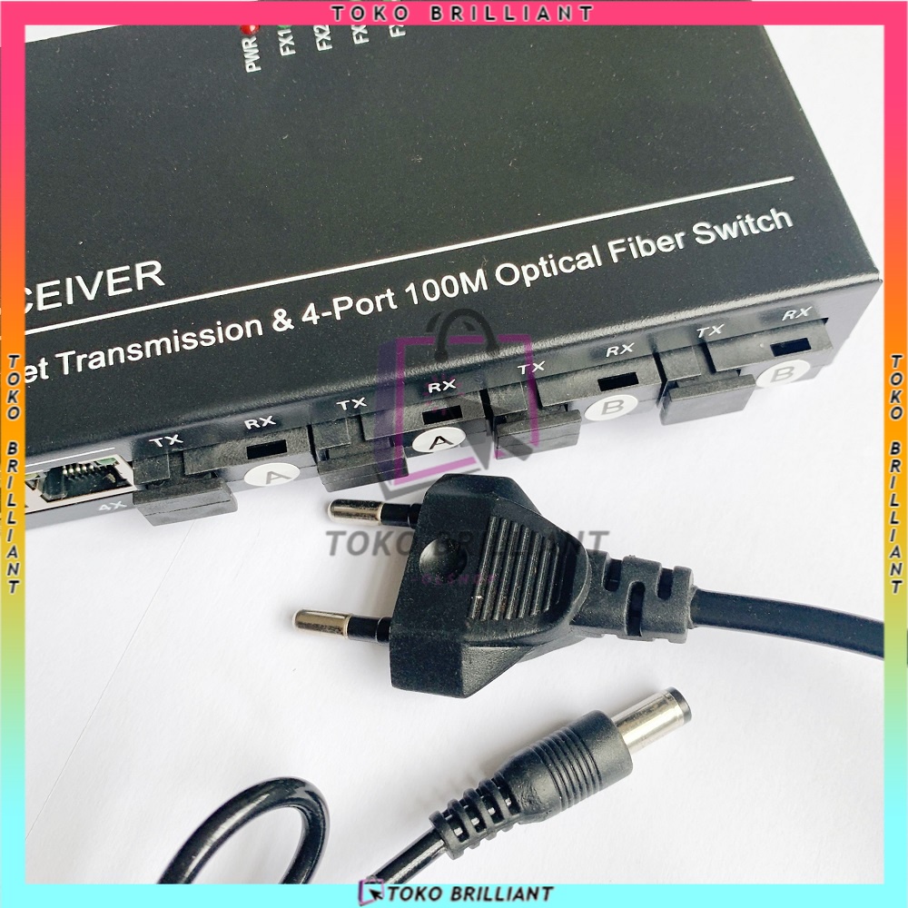 [COD] 4FIBER 4ETH10/100 2 A 2 B Fiber  4 Ethernet PCBA HS AIRPO CM4F4E MEDIA CONVERTER