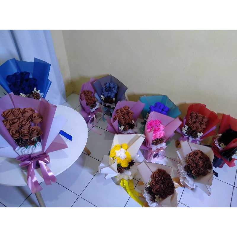 bouquet Bunga palsu