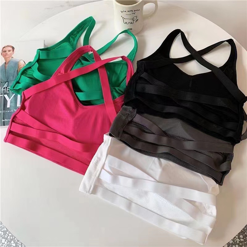 SEXYLADIES Tanktop tali silang belakang kamisol import quality