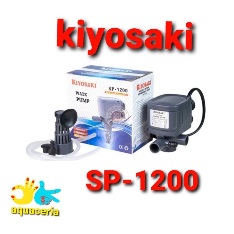 kiyosaki 1200 power head pompa celup air aquarium 1200