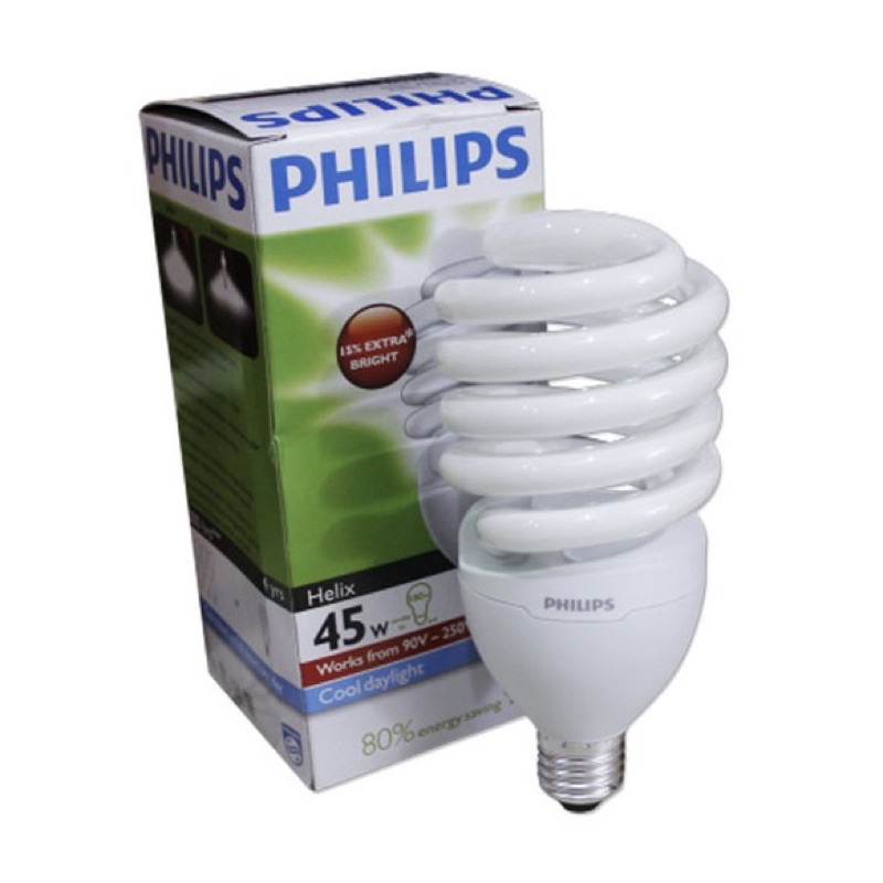 Lampu Philips Helix 45W Spiral 45 Watt