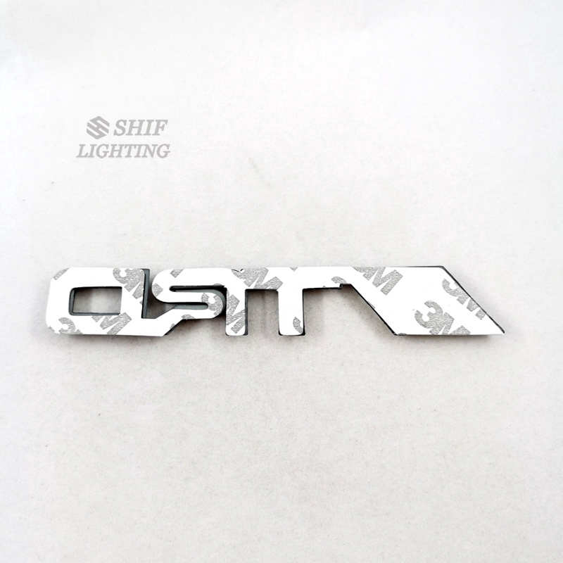 1Pc Stiker Emblem Motif Logo TRD Bahan ABS + Carbon Fiber untuk Mobil Toyota TRD