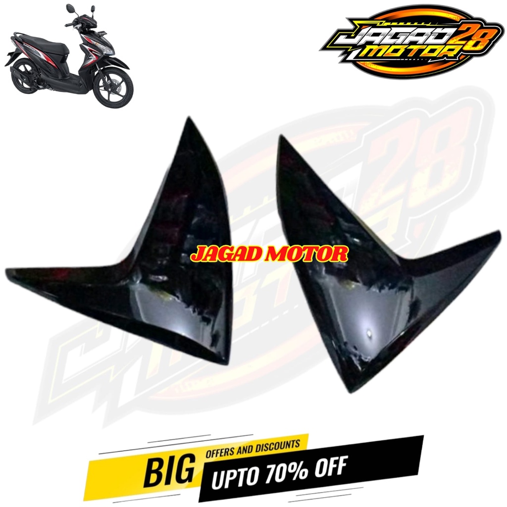 Sayap Tebeng Samping Depan Honda Vario 110 Fi Remote K46 Hitam