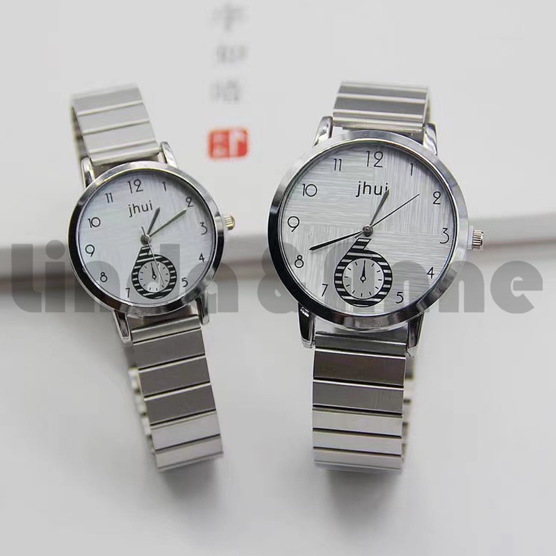 Jam Tangan Wanita Casual Kreatif Analog Quartz Fashion Strap Rantai Magnet High Quality