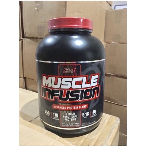 Whey Protein Nutrex Muscle Infusion 5 lbs 5lbs Susu Protein