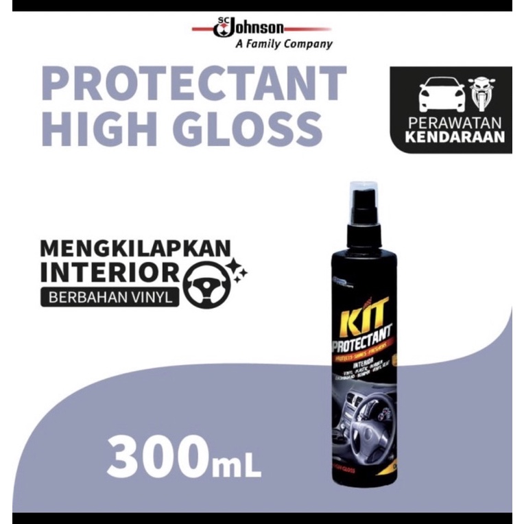 KIT VINYL PROTECTANT HIGH GLOSS 300ml / KIT DASHBOARD