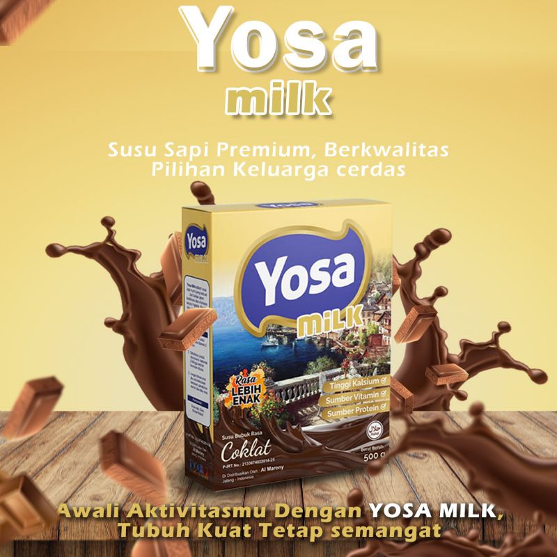 Yosamilk 500 gr PREMIUM bikin gemuk/osamilk