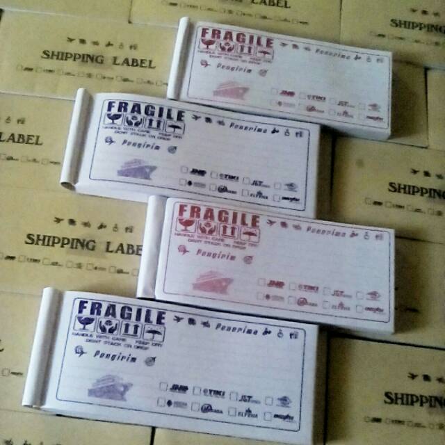 

LABEL PENGIRIMAN BARANG **DESAIN BISA CUSTOM** EKSPEDISI LENGKAP