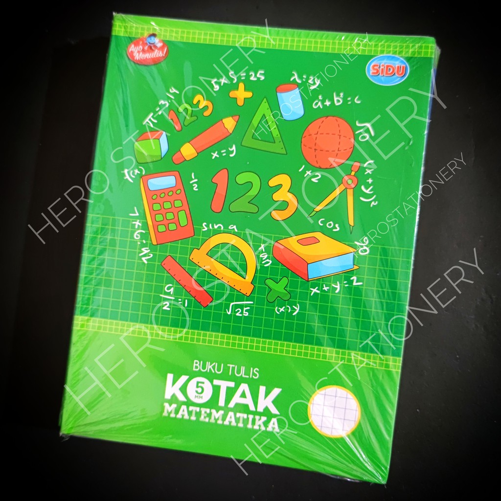 

Sinar dunia sidu book buku tulis kotak kecil matematika 38 lembar . 10 unit