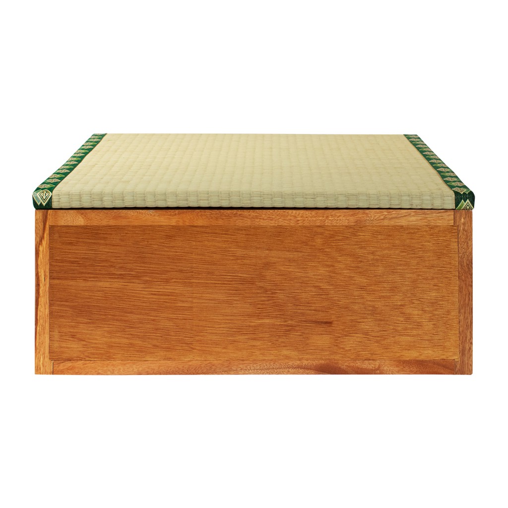 Hagihara Sofa Bangku Box Kotak Penyimpanan Tatami Kayu Natural