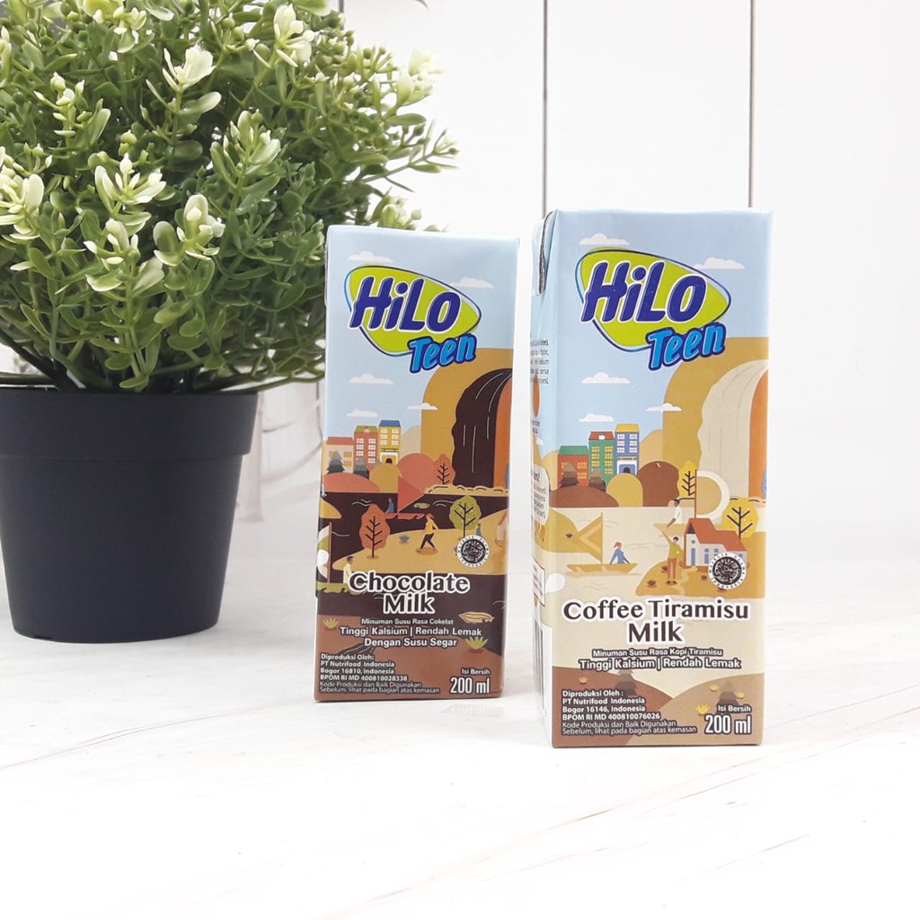 HiLo susu UHT 200 ml Chocolate School/Teen