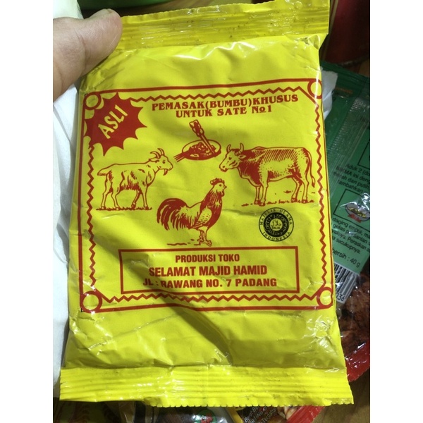 

Bumbu Sate asli padang 50 gram