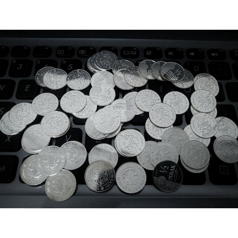 koin 1/2 Nisfu dirham wakala (Amirat Nusantara)