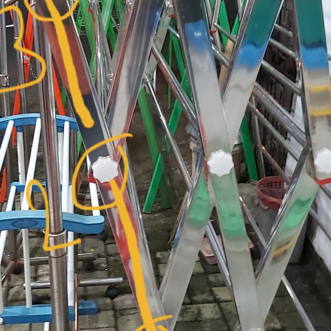 jemuran baju stainless steel jumbo