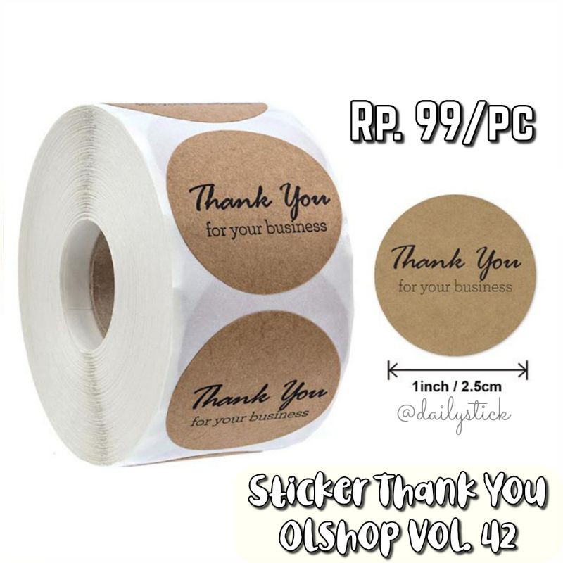 

Sticker Thank You Olshop Vol. 42