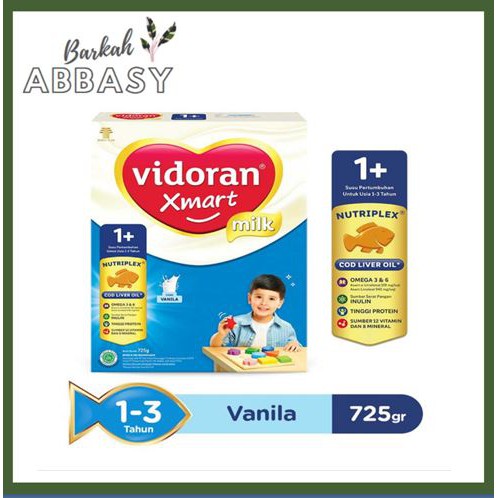 Vidoran Xmart 1+ vanilla , madu 725 gr