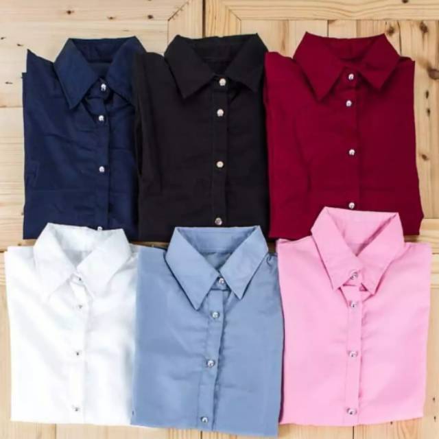 Kemeja polos monalisa