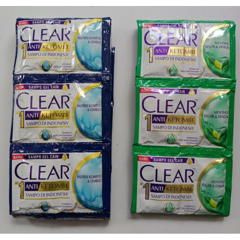 shampo clear sachet