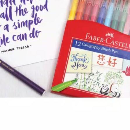 

➣ Calligraphy Brush Pen Faber Castell ➮