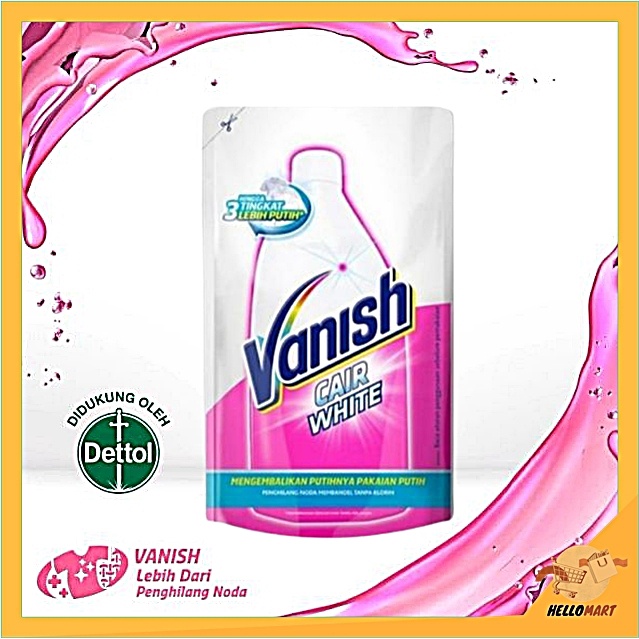 ORIGINAL Vanish Cair White REFILL 425ml / Vanish Pemutih dan Penghilang Noda / HELLOMARTID