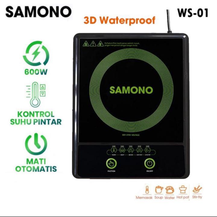 Kompor listrik portable Samono WS01 kompor induksi