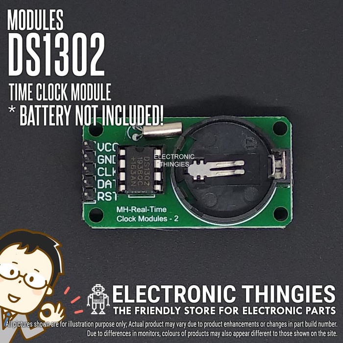 Jual MODULE DS1302 RTC TIME CLOCK MODUL WAKTU FOR ARDUINO | Shopee ...