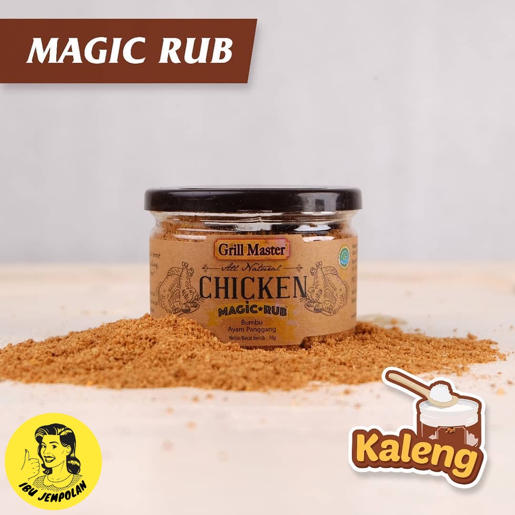 

Jay's Kitchen Grill Master Chicken Magic Dry Rub/Jay's Bumbu untuk Ayam Panggang 70gr