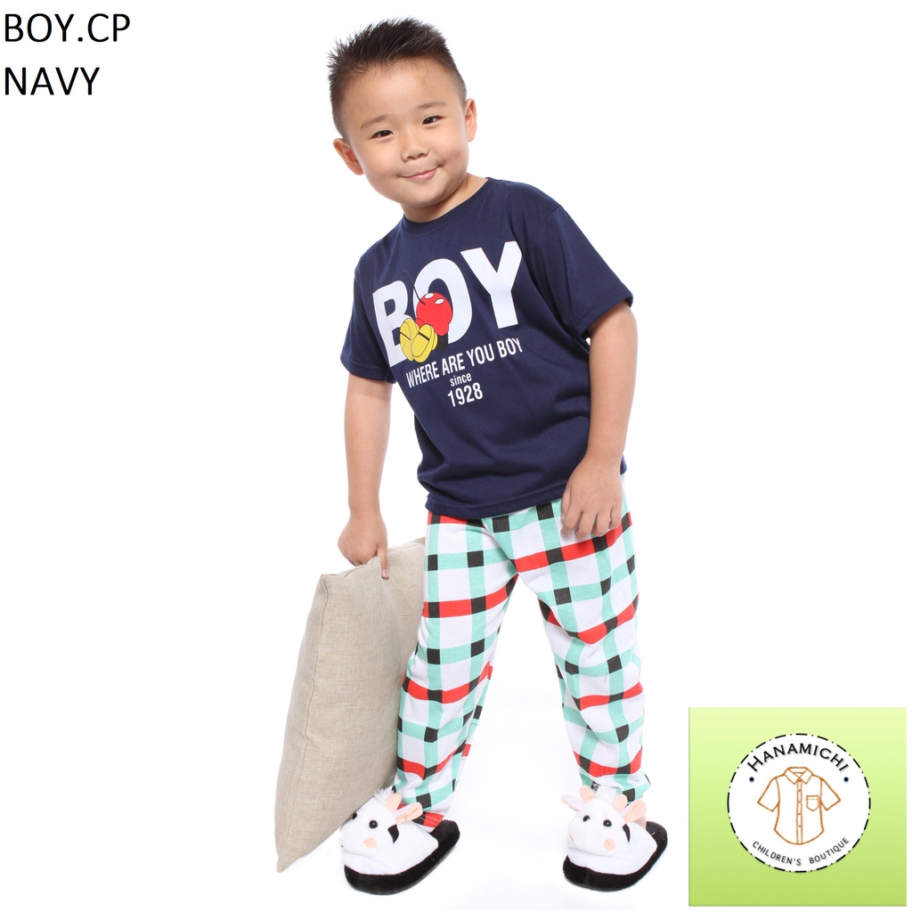 Hanamichi BOY.CP Baju Tidur Anak Lengan Pendek