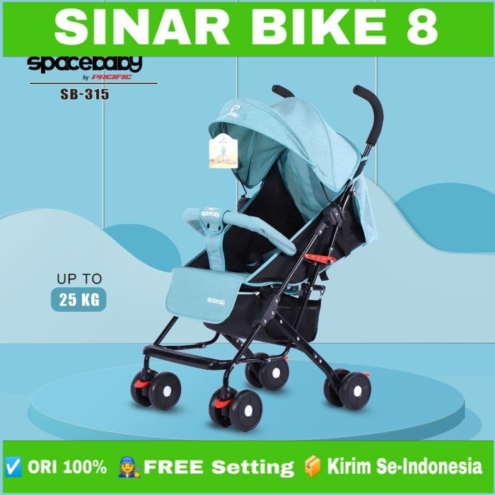 Baby Stroller Kereta Dorong Anak Bayi SPACEBABY SB 315