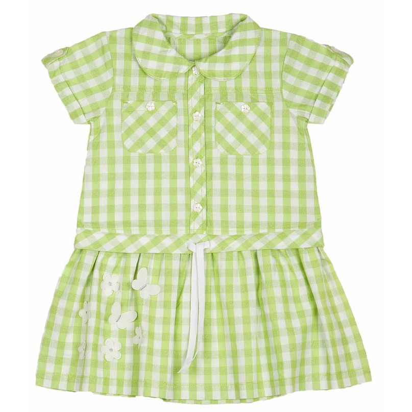 Baju Anak Perempuan Torio Tea Time Checkered Formal Dres - 3-4 y