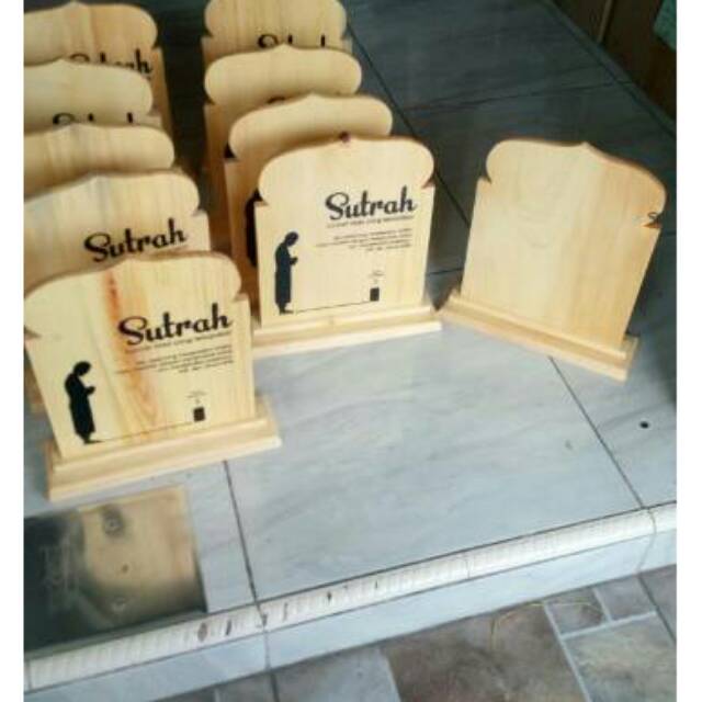 Sutrah / Sutroh / Pembatas Shof Sholat Bahan Kayu Pinus | Shopee Indonesia