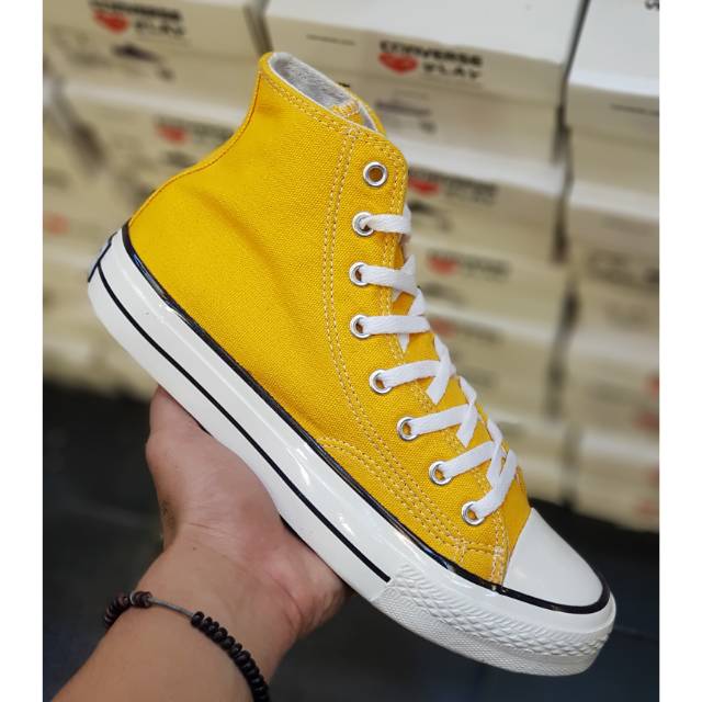 SEPATU KUNING CONVERSE 70S HIGH YELLOW WHITE IMPORT QUALITY 37-43 GRADE ORIGINAL